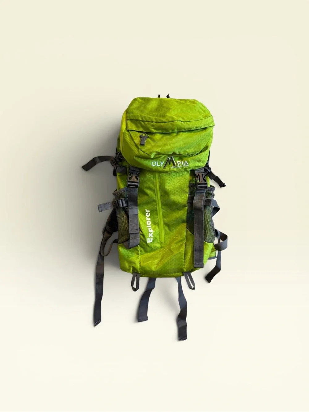 Explorer Men's Green Hiking Backpack